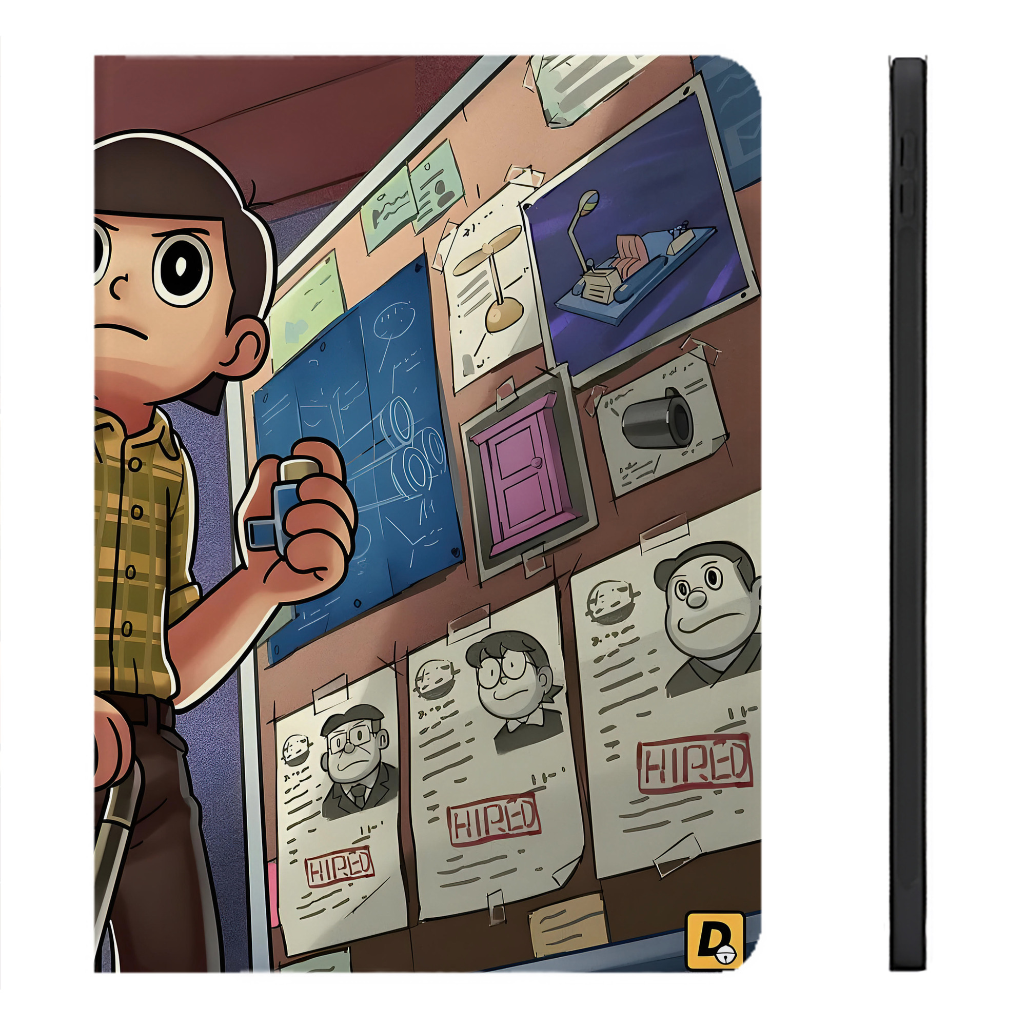 （画像用） ドラえもん Doraemon IPadケース ペンホルダー付き ブックスタイルデザイン